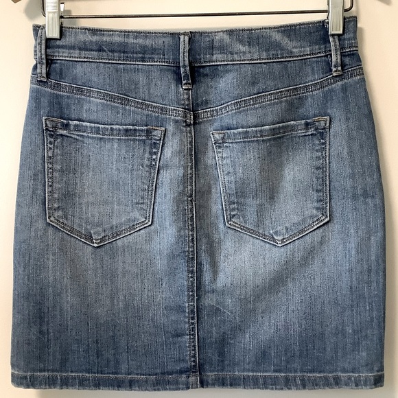 LOFT Denim Mini Skirt - Picture 2 of 13